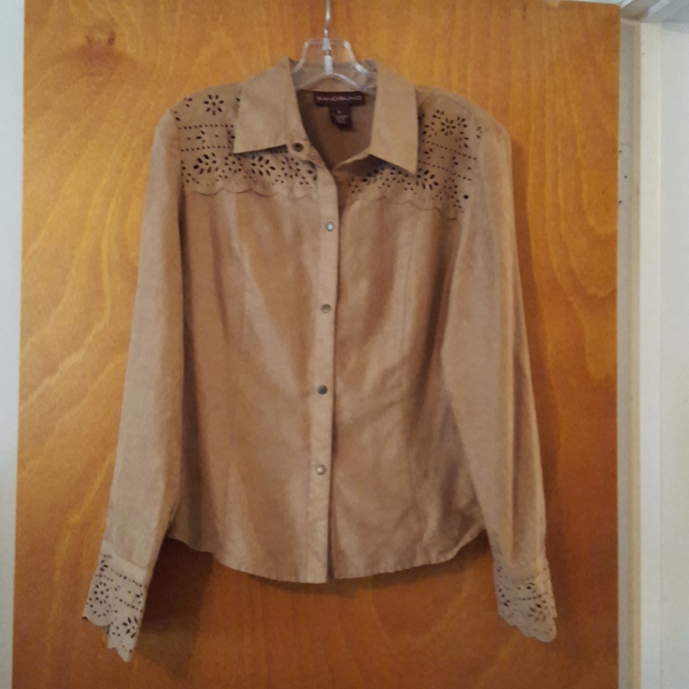 VINTAGE outfit. Bandolino skirt & blouse outfit.